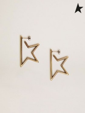 Golden Goose Star Jewelmates collection Ohrringe in old gold color
