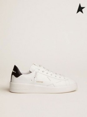 Golden Goose sneakers Purestar mit schwarzer Ferse-Registerkarte weiß