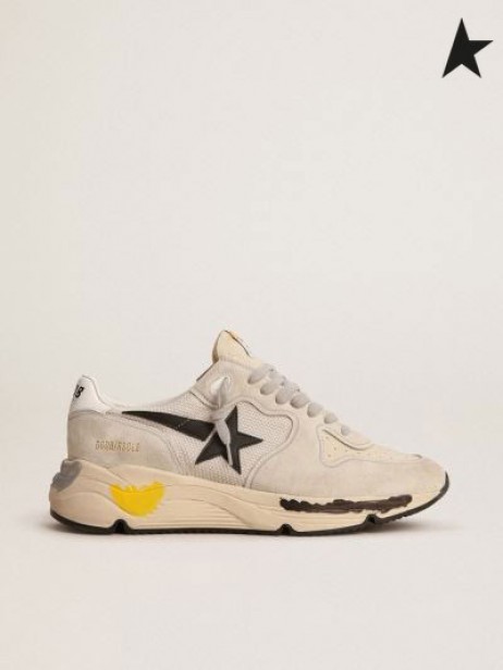 Golden Goose Παπούτσια για Τρέξιμο Σόλα παπούτσια στο πλέγμα και πάγο-γκρι σουέτ γκρι