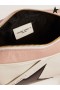 Golden Goose Λευκό και ροζ Αστέρι Τσάντα με το μαύρο λουστρίνι αστέρι λευκό ροζ