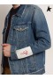 Golden Goose Χρυσή συλλογή mid-πλύσιμο τζιν μπουφάν με επείγουσα θεραπεία μπλε