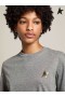 Golden Goose Μελανζέ γκρι Αστέρι συλλογή T-shirt με το χρυσό αστέρι στο μέτωπο γκρι