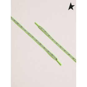 Golden Goose νέον πράσινο αντανακλαστικό κορδόνια με κορδόνια print πράσινο