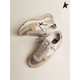 Golden Goose Αποκλειστική LTD αθλητικά παπούτσια σε λευκό snake-print δέρματος και σουέτ με δικτυωτά εισαγάγετε