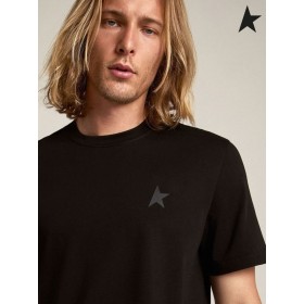 Golden Goose Μαύρο Αστέρι συλλογή T-shirt με το tone-on-tone αστέρι στο μέτωπο μαύρο