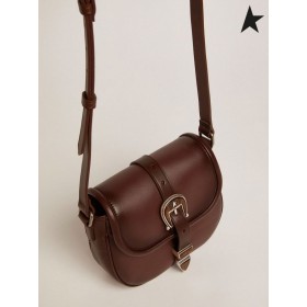 Golden Goose Μικρό Ροντέο Τσάντα σε σκούρο μαύρισμα του δέρματος σκούρο καφέ